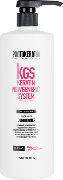 Изображение товара Кондиционер для волос Protokeratin Глосс Для сияния и защиты цвета окрашенных волос (950мл)