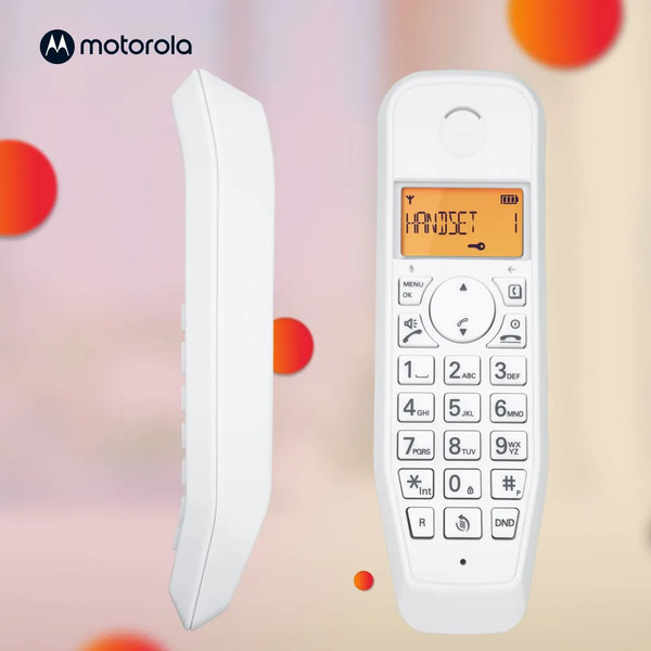 Изображение товара Беспроводной телефон Motorola S1201 (белый)