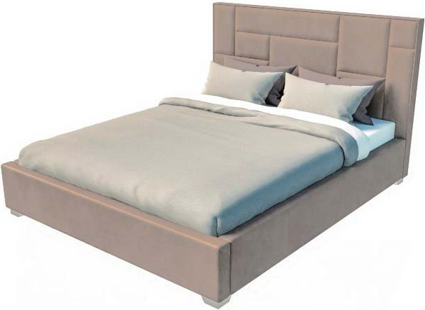 Изображение товара Двуспальная кровать Elmax Неаполь 200x200 Газ-лифт (Glory 01)