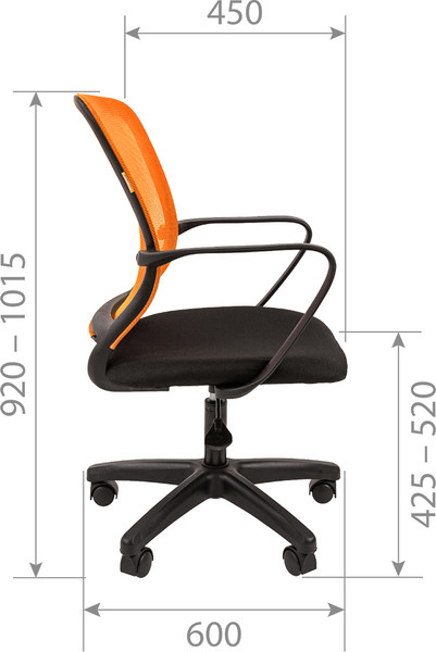 Изображение товара Кресло офисное Chairman 698 LT (TW-04, серый)