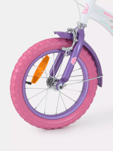 Изображение товара Детский велосипед Rant Sonic 14 (белый, разобранный, в коробке)