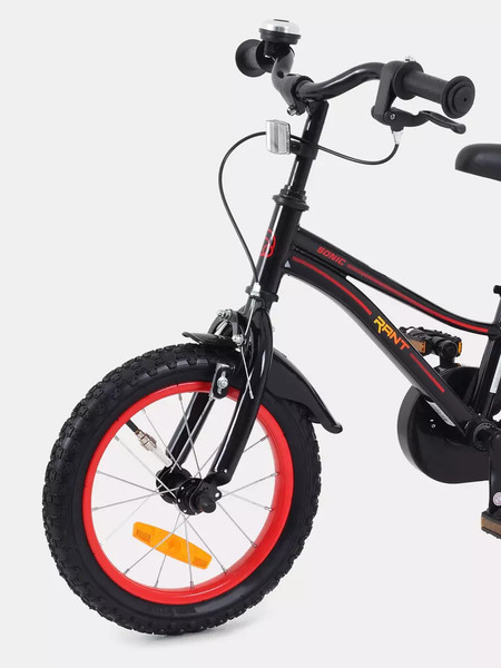 Изображение товара Детский велосипед Rant Sonic 14 (красный/черный)