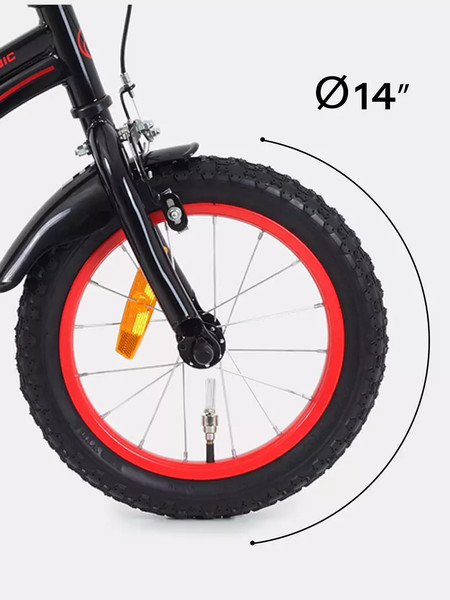 Изображение товара Детский велосипед Rant Sonic 14 (красный/черный)