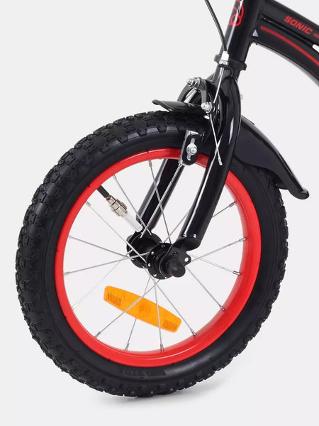 Изображение товара Детский велосипед Rant Sonic 14 (красный/черный)
