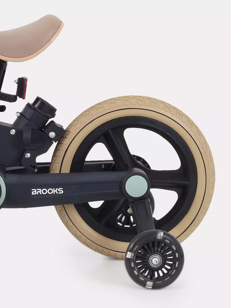 Изображение товара Детский велосипед с ручкой Rant Brooks 12 (фисташковый)