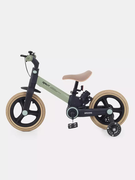 Изображение товара Детский велосипед с ручкой Rant Brooks 12 (фисташковый)