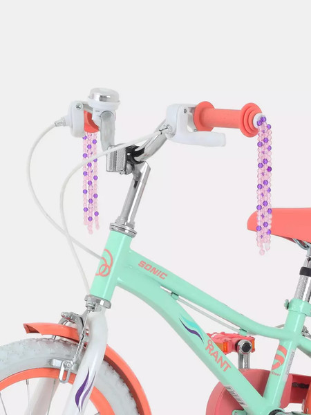 Изображение товара Детский велосипед Rant Sonic 14 (мятный, разобранный, в коробке)