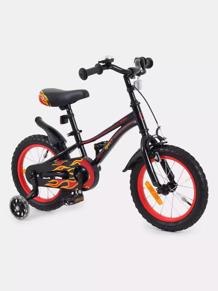 Изображение товара Детский велосипед Rant Sonic 14 (красный/черный, разобранный, в коробке)