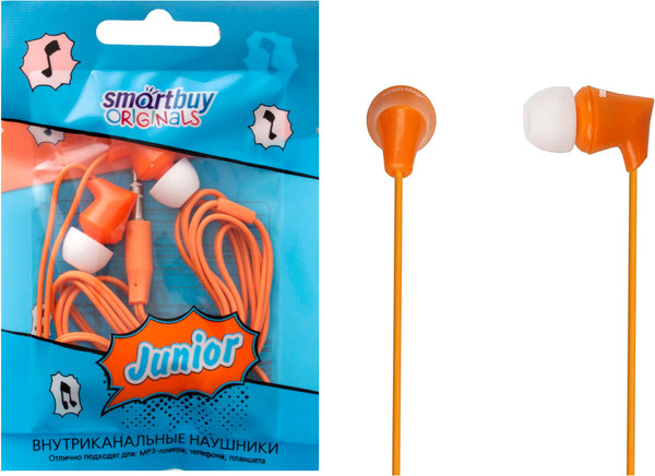 Изображение товара Наушники SmartBuy Junior / SBE-550 (оранжевый)