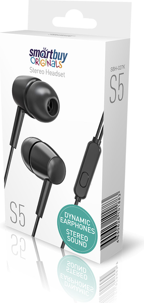Изображение товара Наушники-гарнитура SmartBuy S5 / SBH-027K (черный)