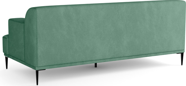 Изображение товара Диван Олмеко Бергамо 2-х местный (велюр, панда олива)