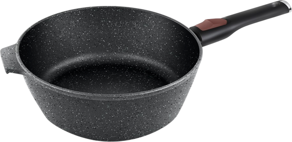 Изображение товара Сотейник Нева Металл Посуда Каменная Черный гранит 181324