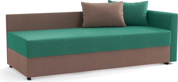 Изображение товара Тахта Олмеко Мальта М (жаккард, тесла грин/жаккард, тесла корица)