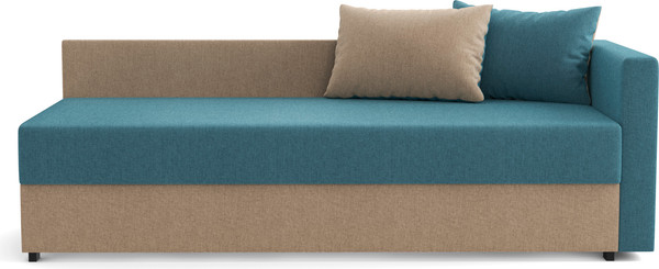 Изображение товара Тахта Олмеко Мальта М (жаккард, тесла деним/жаккард, тесла крем)