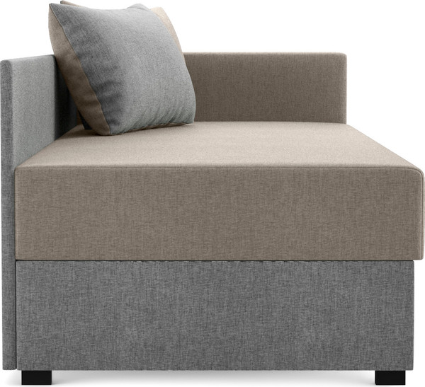 Изображение товара Тахта Олмеко Мальта М (жаккард, тесла дым/жаккард, тесла серый)