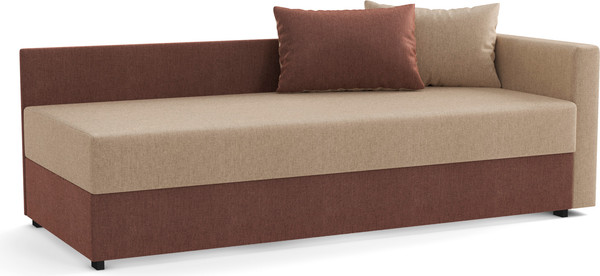 Изображение товара Тахта Олмеко Мальта М (жаккард, тесла крем/жаккард, тесла шоколад)