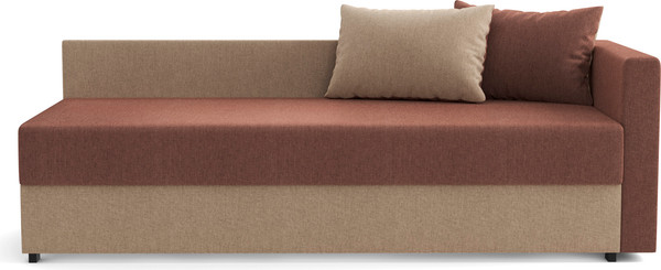 Изображение товара Тахта Олмеко Мальта М (жаккард, тесла шоколад/жаккард, тесла крем)