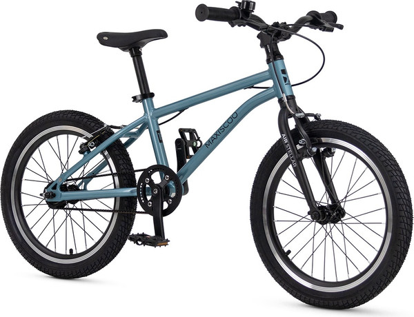 Изображение товара Детский велосипед Maxiscoo Air Stellar 18 2025 / MSC-AST1802 (стальной синий, разобранный, в коробке)