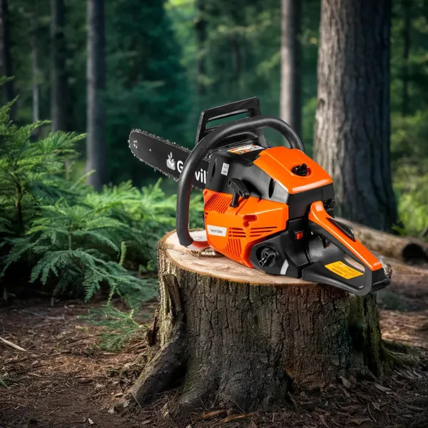 Изображение товара Бетономешалка Garvill БСЭ-120 + Бензопила цепная CS58K