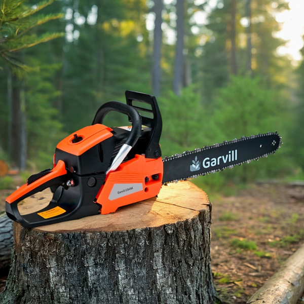 Изображение товара Бетономешалка Garvill БСЭ-120 + Бензопила цепная CS45K