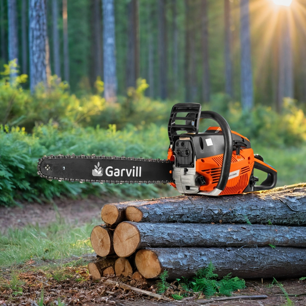 Изображение товара Бетономешалка Garvill БСЭ-120 + Бензопила цепная CS45K