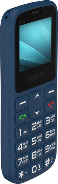 Изображение товара Мобильный телефон Maxvi B100i (синий)