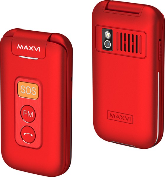 Изображение товара Мобильный телефон Maxvi E 5 up (красный)