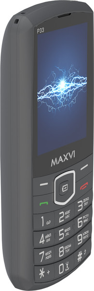 Изображение товара Мобильный телефон Maxvi P33 (темно-серый)