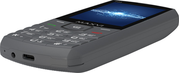 Изображение товара Мобильный телефон Maxvi P33 (темно-серый)