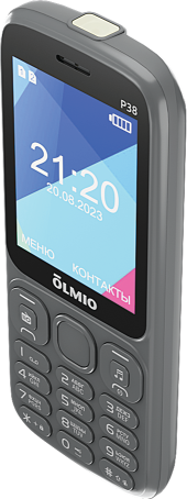Изображение товара Мобильный телефон Olmio P38 (серый)
