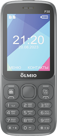 Изображение товара Мобильный телефон Olmio P38 (серый)