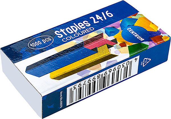 Изображение товара Скобы канцелярские Centrum №24/6 / 89979 (1000шт)