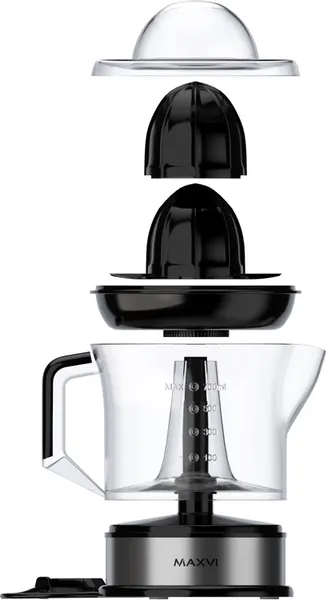 Изображение товара Соковыжималка электрическая Maxvi SG402 (серебристый/черный)