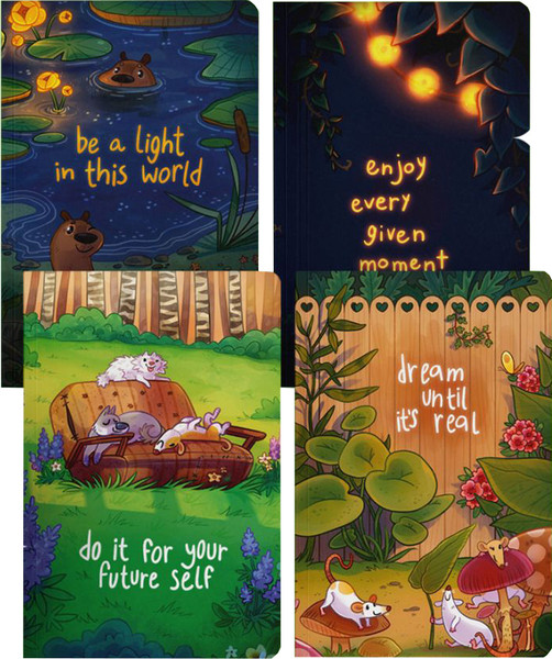 Изображение товара Набор творческих блокнотов Эксмо Комплект атмосферных блокнотов от Марии Колядиной