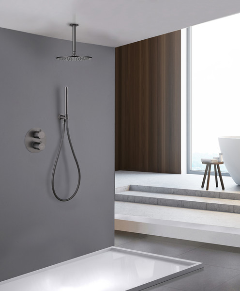 Изображение товара Душевая система со смесителем Abber Wasser Kreis AF8121NG (никель)