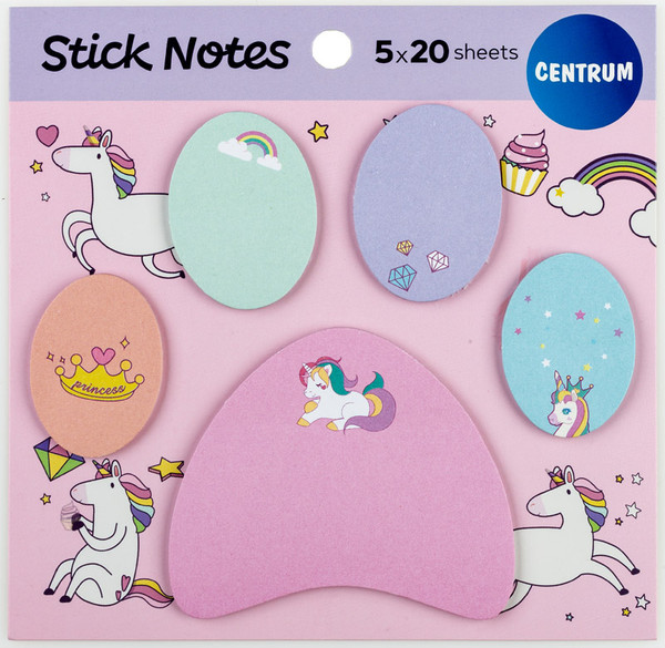 Изображение товара Стикеры канцелярские Centrum Единорог / 89816