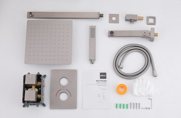 Изображение товара Душевая система со смесителем Abber Daheim AF8250SP (сатин)