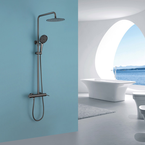 Изображение товара Душевая система со смесителем Abber Emotion AF8816NGL (никель)