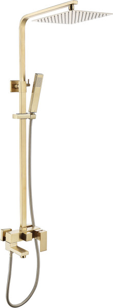 Изображение товара Душевая система со смесителем Abber Daheim AF8216GL (золото матовое)