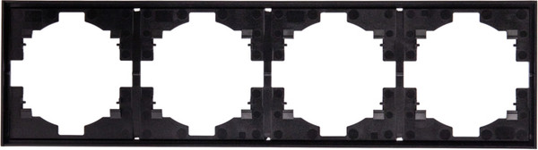 Изображение товара Рамка для выключателей и розеток Kranz Strong KR-78-0754-5 (антрацит)