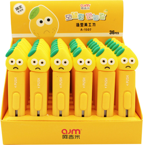 Изображение товара Нож канцелярский Centrum Лимон / 71218