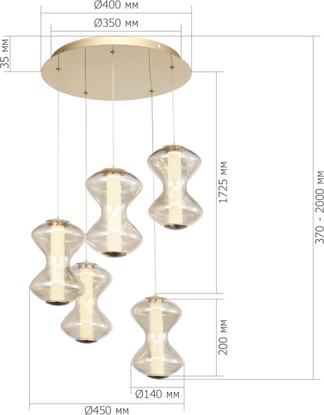 Изображение товара Люстра ST Luce SL6136.233.01