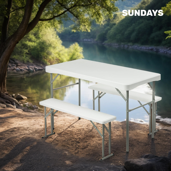 Изображение товара Комплект складной мебели Sundays AC-B110 (белый)