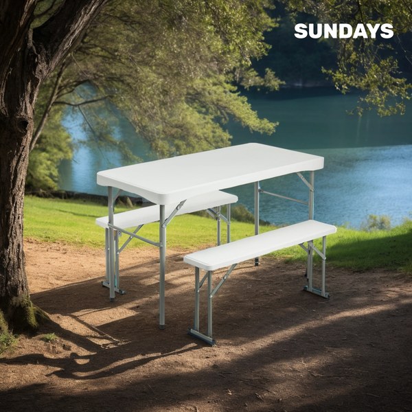 Изображение товара Комплект складной мебели Sundays AC-B110 (белый)