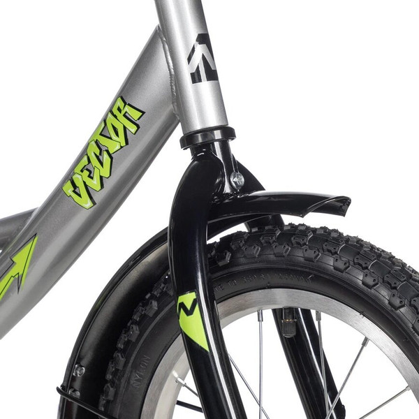 Изображение товара Детский велосипед Novatrack Vector 14 / 143VECTOR.SL5 (серебристый)