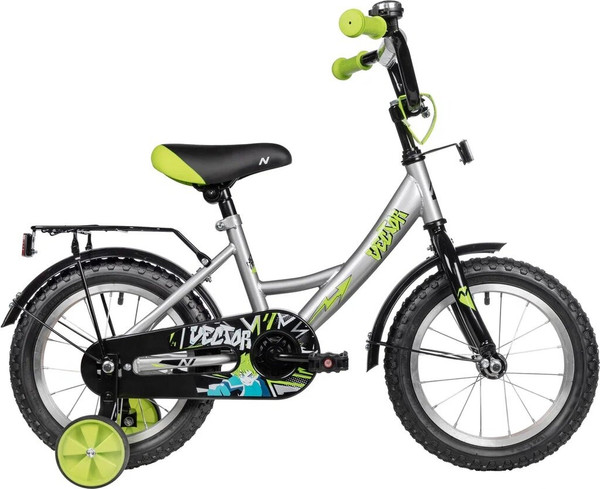 Изображение товара Детский велосипед Novatrack Vector 14 / 143VECTOR.SL5 (серебристый)