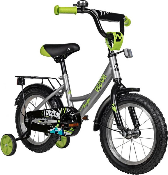 Изображение товара Детский велосипед Novatrack Vector 14 / 143VECTOR.SL5 (серебристый)