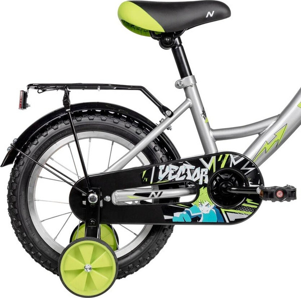 Изображение товара Детский велосипед Novatrack Vector 14 / 143VECTOR.SL5 (серебристый)