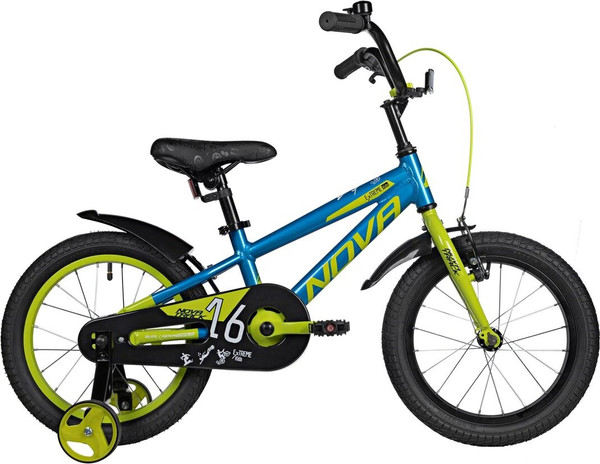 Изображение товара Детский велосипед Novatrack Extreme 16 / 167AEXTREME1V.BL5 (синий, разобранный, в коробке)