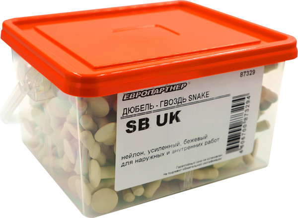Изображение товара Дюбель универсальный ЕВРОПАРТНЕР SB UK 6x50 / 87329s (200шт)